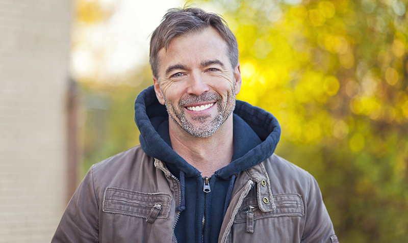 man smiling